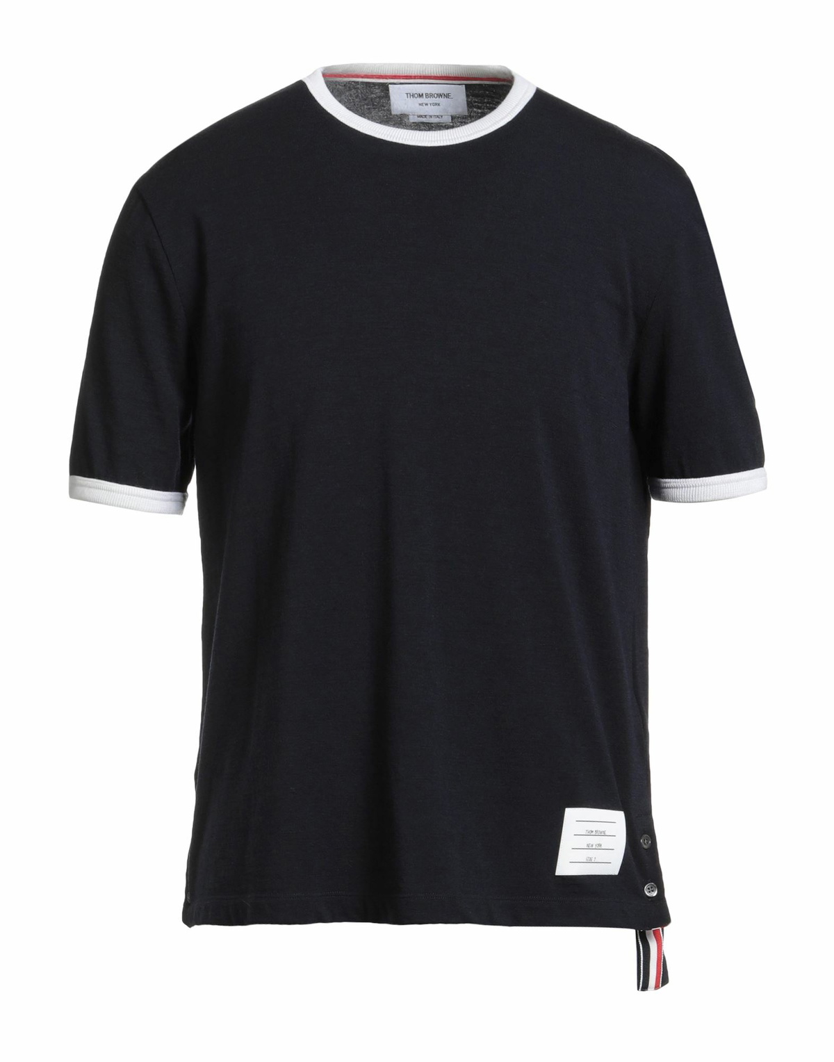 Thom Browne Mens T-shirt in Midnight blue