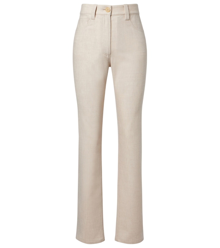 Photo: Khaite Callum wool and cashmere straight pants