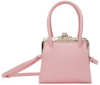 FIDAN NOVRUZOVA Pink Four Clasp Boa Bag
