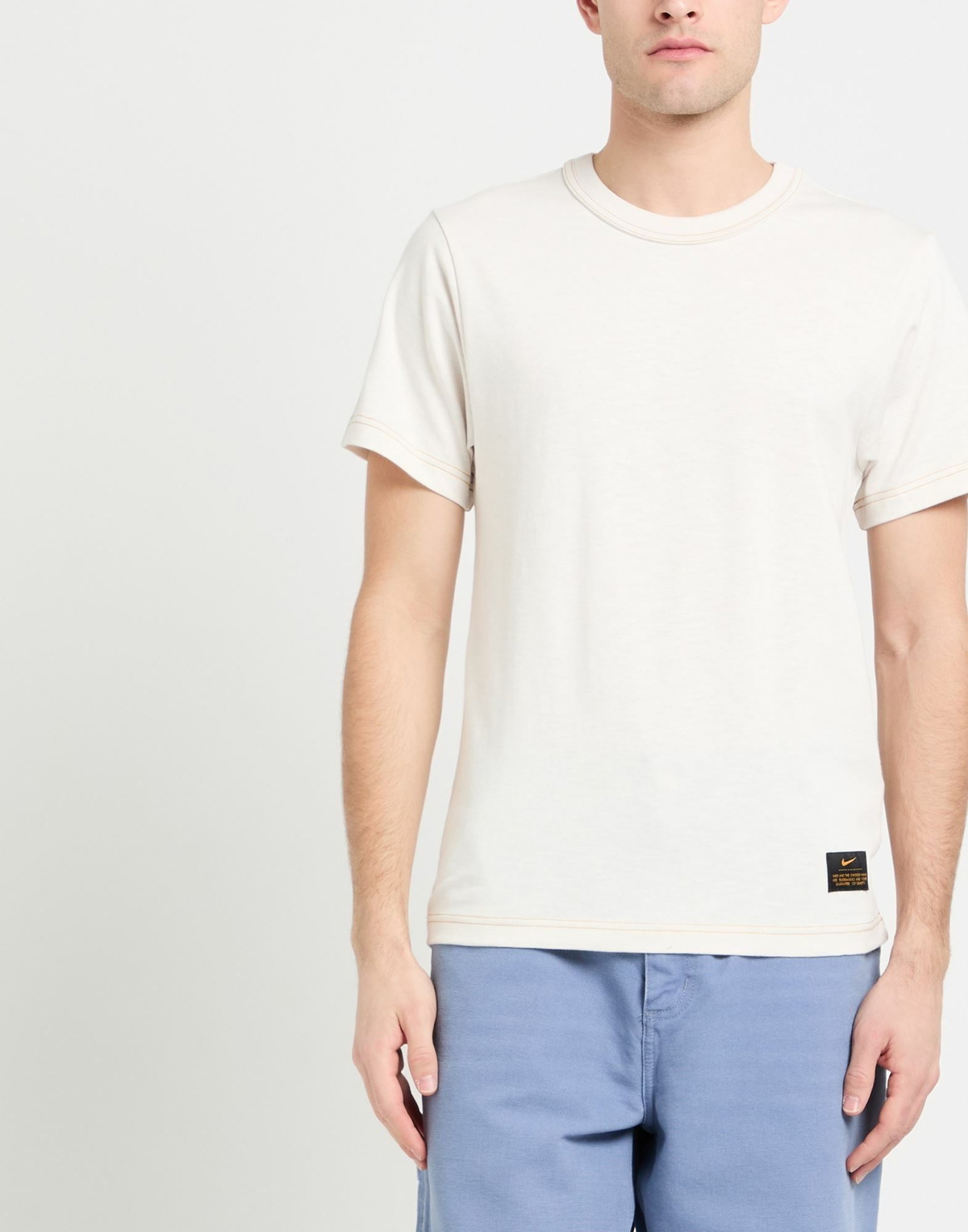 Nike Mens T-shirt Cream