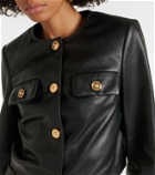 Versace Medusa leather jacket