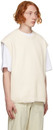 Solid Homme Off-White Sleeveless Crewneck