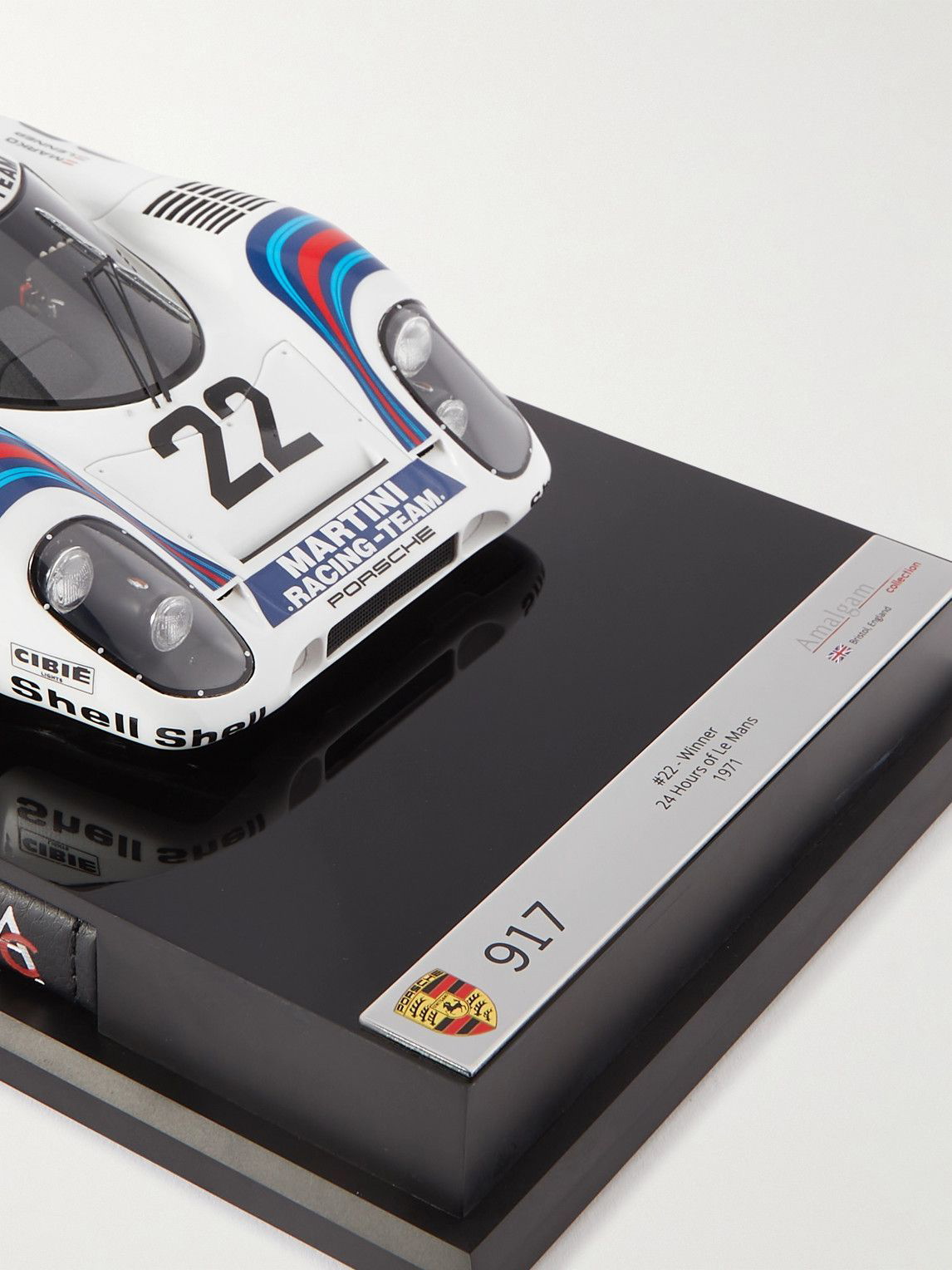 Amalgam Collection - Porsche 917 Martini 1:18 Model Car Amalgam