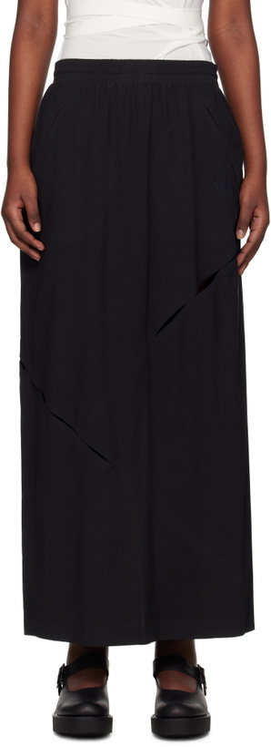 Photo: Y-3 Black Slit Maxi Skirt