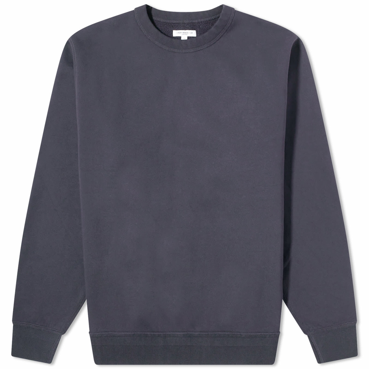 Lady White Co. Men's Textured Full Zip Sweat in Black Lady