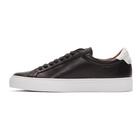 Givenchy Black and White Embroidered Urban Street Sneakers