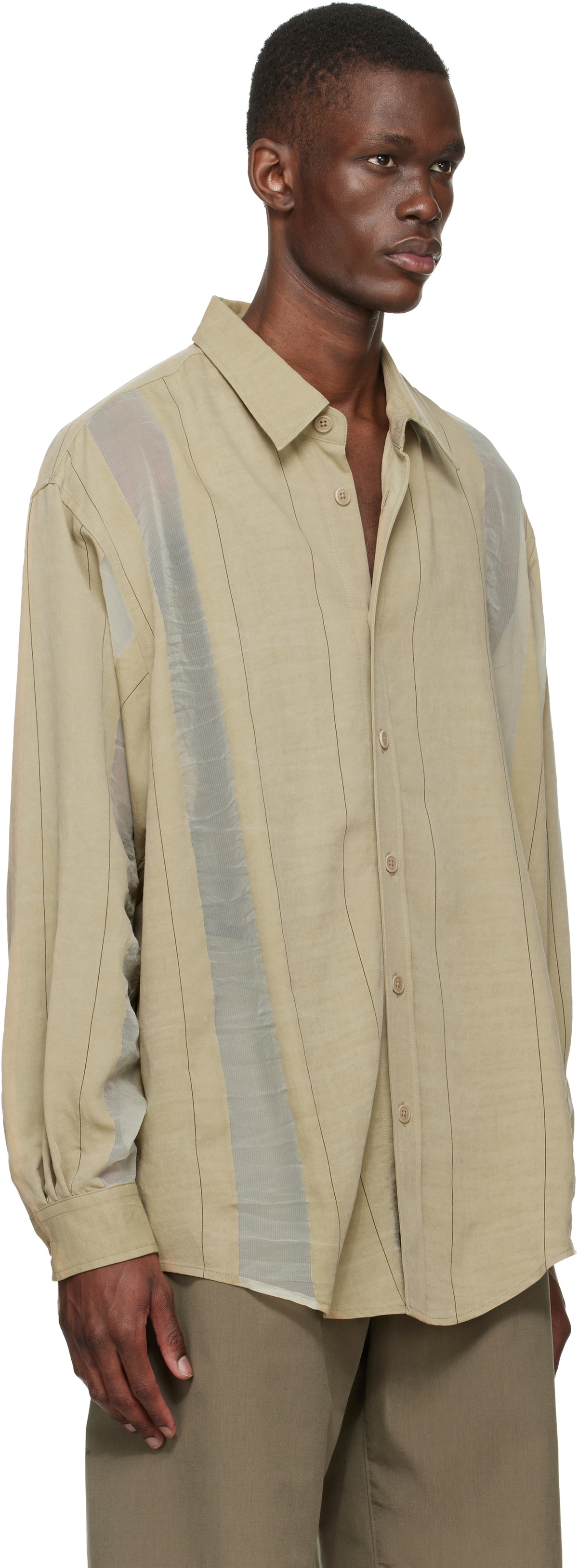 colbo Beige Office Shirt