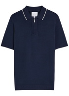 Raith Henry Knit Polo Shirt Navy