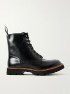 Grenson - Noha Leather Lace-Up Boots - Black