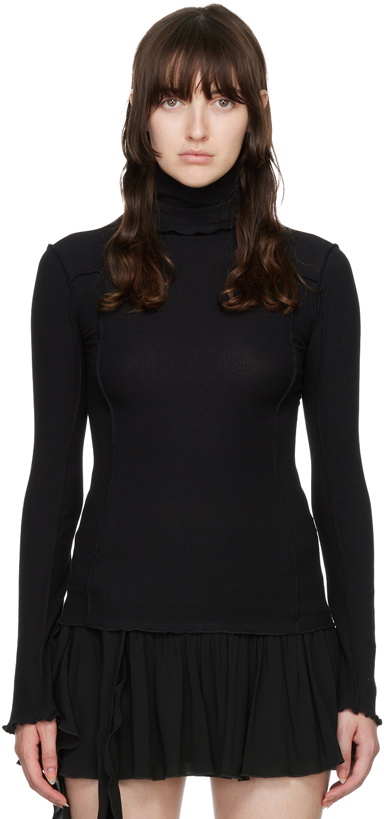 Photo: Baserange Black Omato Turtleneck