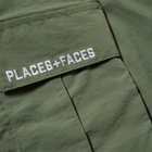 PLACES+FACES Nylon Cargo Pant in Khaki