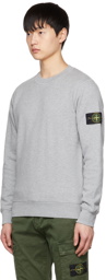 Stone Island Gray Patch Sweatshirt