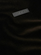 Fear of God - Logo-Appliquéd Cotton and Modal-Blend Velvet Track Jacket - Brown