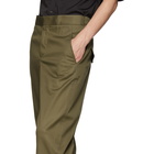 Neil Barrett Khaki Carrot Fit Trousers