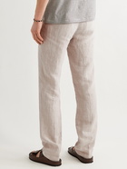 MASSIMO ALBA - Ionio 2 Linen Trousers - Neutrals