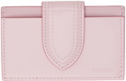 Jacquemus Pink Le Chouchou 'Le Porte Carte Bambino' Card Holder