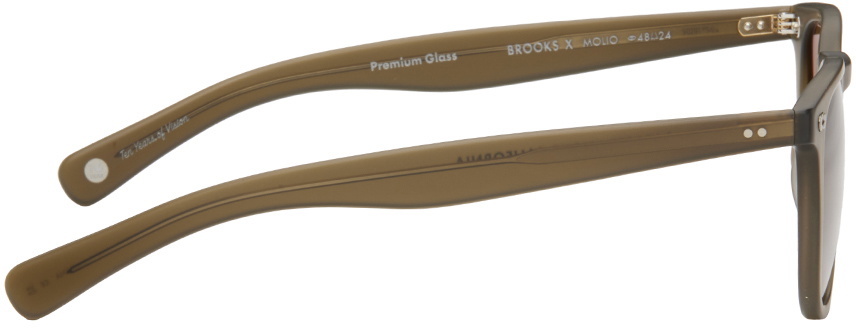 Garrett Leight Brown Brooks X Sunglasses