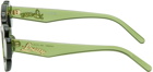 LOEWE Green Flower Sunglasses