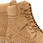 Timberland Men's 6 Inch Woven Lace Boot in Medium Beige Full Grain