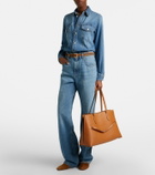 Tod's High-rise wide-leg jeans