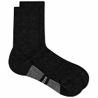 Rick Owens Men's Glitter Sports Sock in Black/White