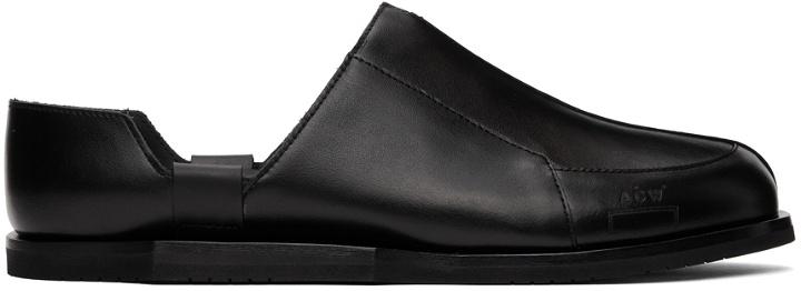 Photo: A-COLD-WALL* Black Geometric Loafers