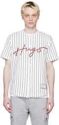 Hugo White Striped Shirt