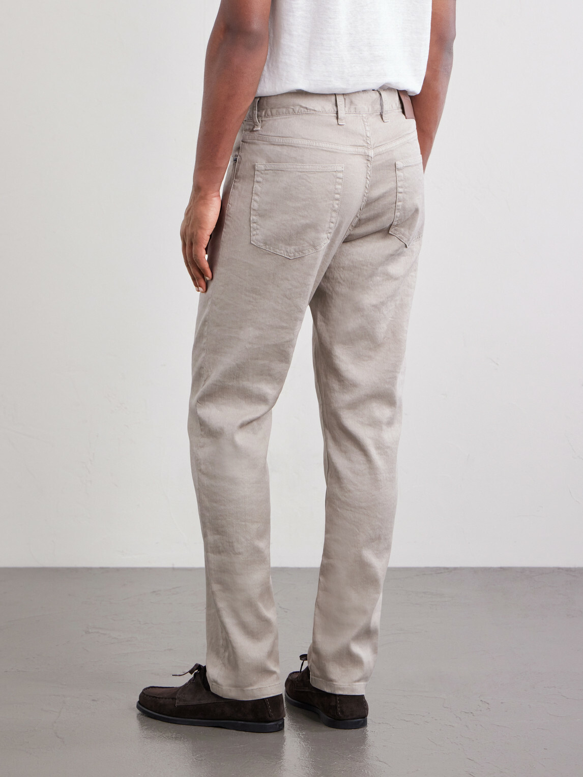 Zegna - Straight-Leg Linen and Cotton Jeans - Neutrals