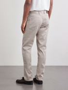 Zegna - Straight-Leg Linen and Cotton Jeans - Neutrals