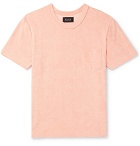 Howlin' - Cotton-Blend Terry T-Shirt - Blush
