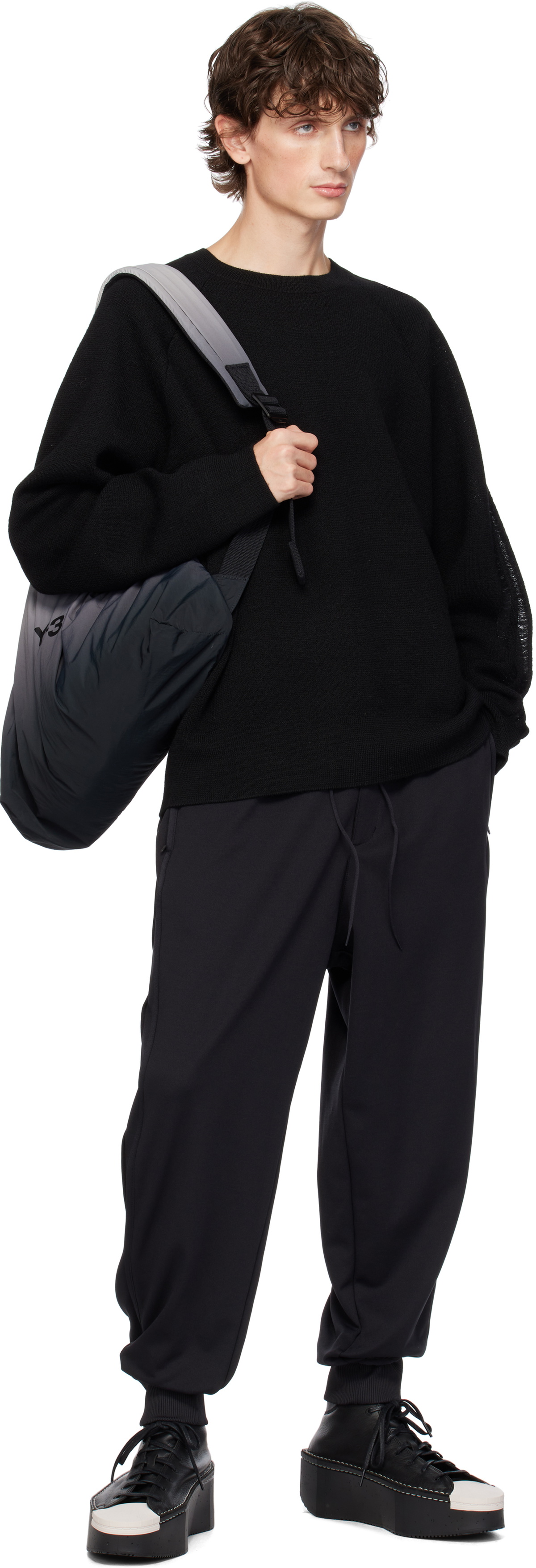 Y-3 Black 3S Knit Sweater