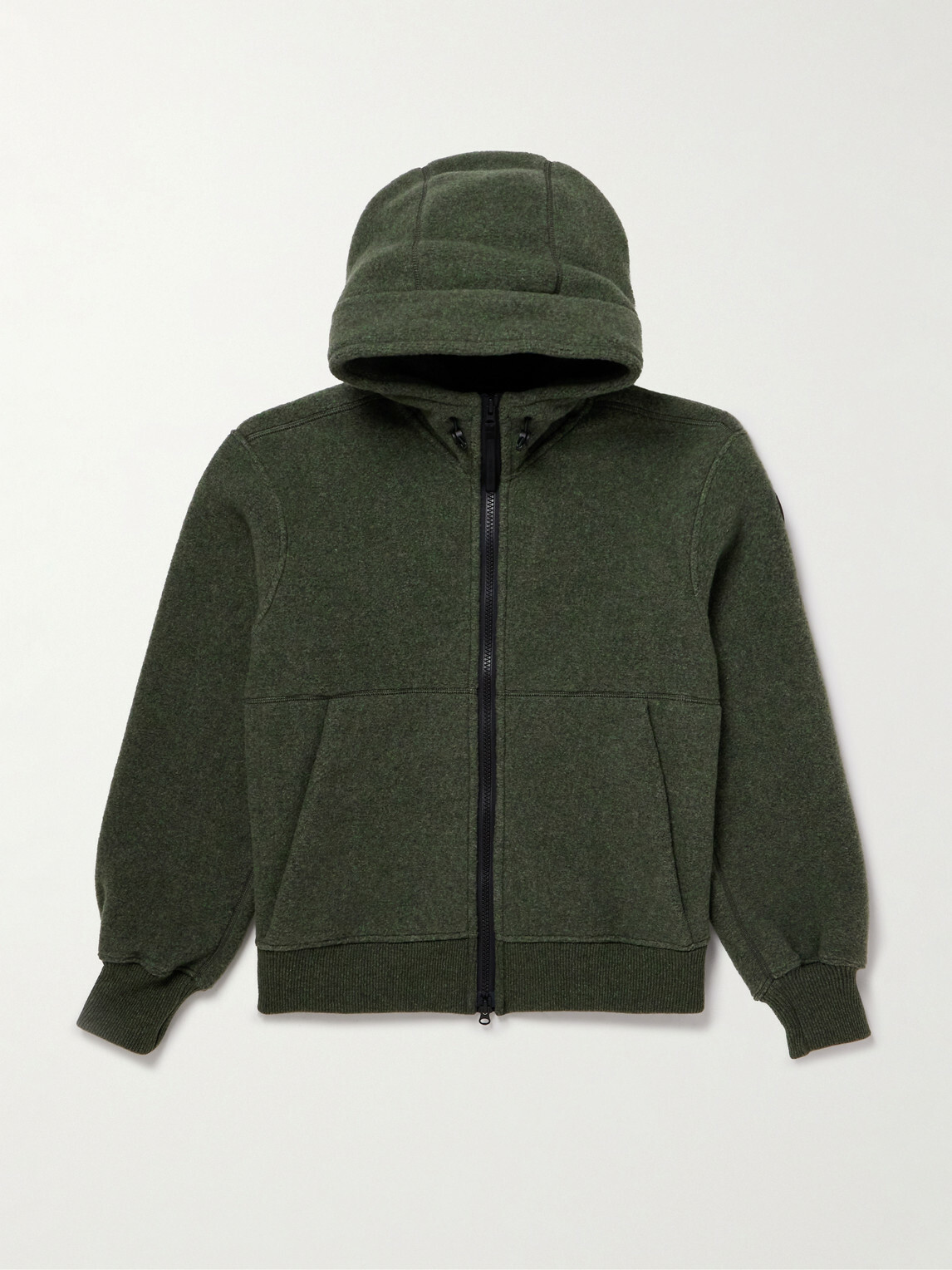Canada Goose - Chilliwack Recycled Wool-Blend Fleece Zip-Up Hoodie - Green