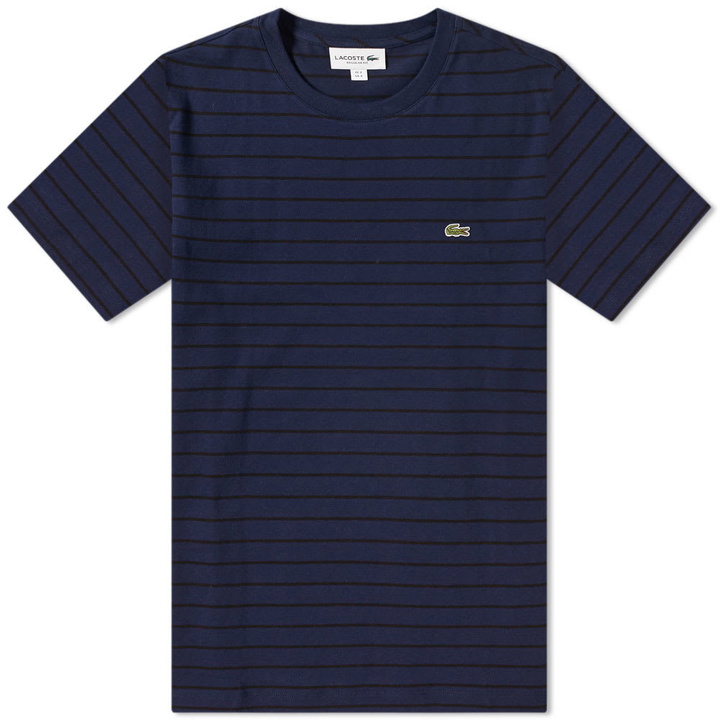 Photo: Lacoste Narrow Stripe Tee