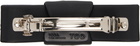 Toga Pulla Black Leather Hair Clip