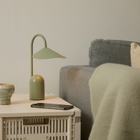 ferm LIVING Arum Portable Lamp in Tea Green 