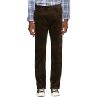 AMI Alexandre Mattiussi Brown Corduroy Trousers