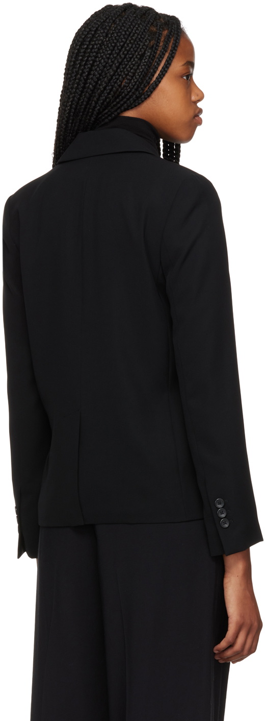 Vince Black Notched Lapel Blazer