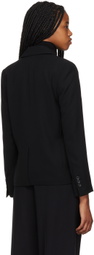 Vince Black Notched Lapel Blazer