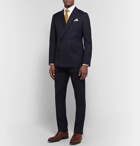 Paul Smith - Midnight-Blue Soho Slim-Fit Double-Breasted Wool Suit Jacket - Midnight blue