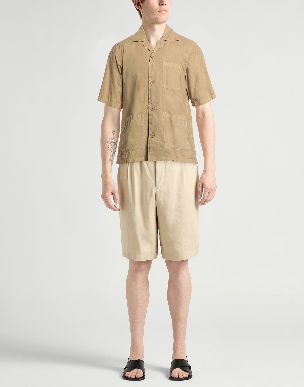Aspesi Mens Shirt Khaki