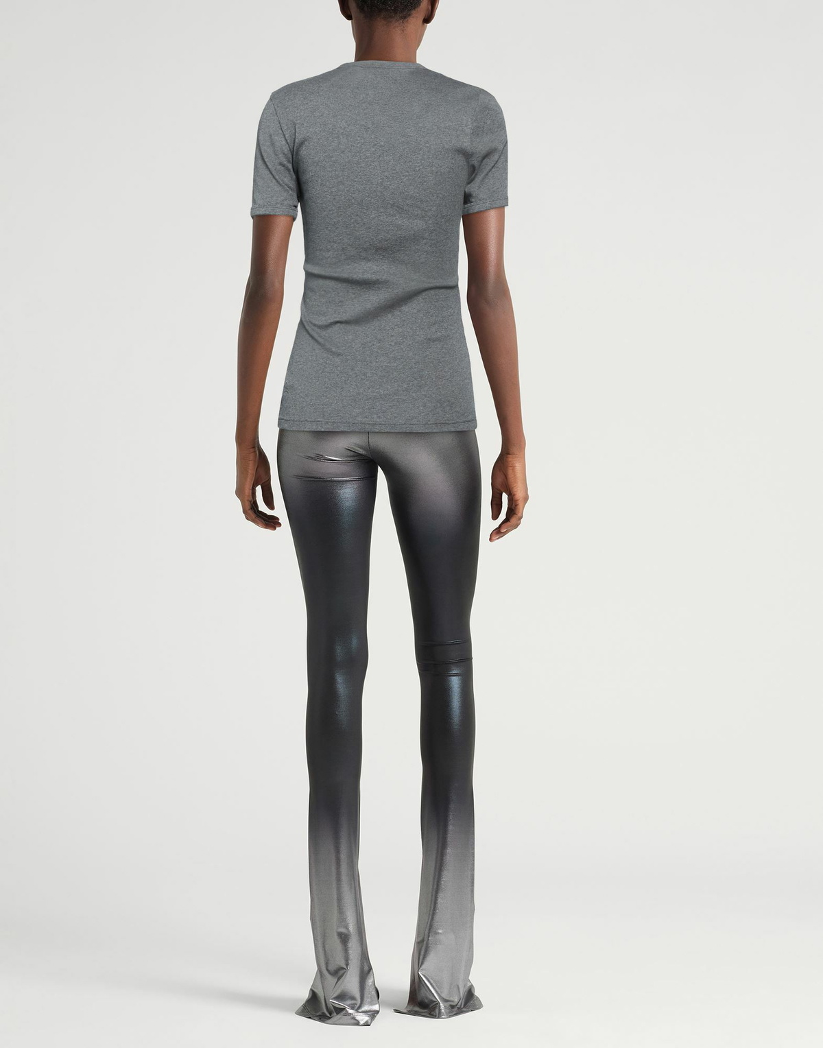 Courrèges Womens T-shirt in Grey