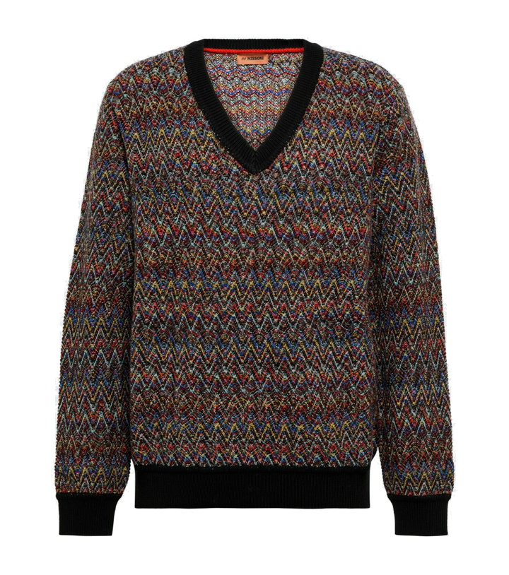 Photo: Missoni - Zig-zag knit wool sweater