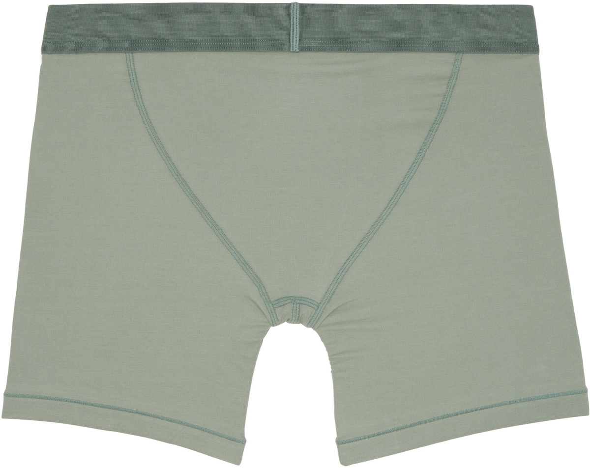 SKIMS Three-Pack Blue SKIMS Cotton 5 Boxer Briefs