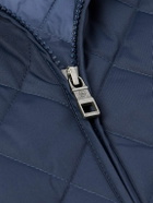 Peter Millar - Essex Quilted Padded Recycled-Shell Gilet - Blue