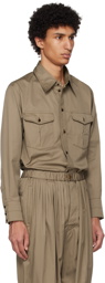 LEMAIRE Khaki Flap Pockets Shirt