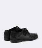 The Row Nino leather Derby shoes