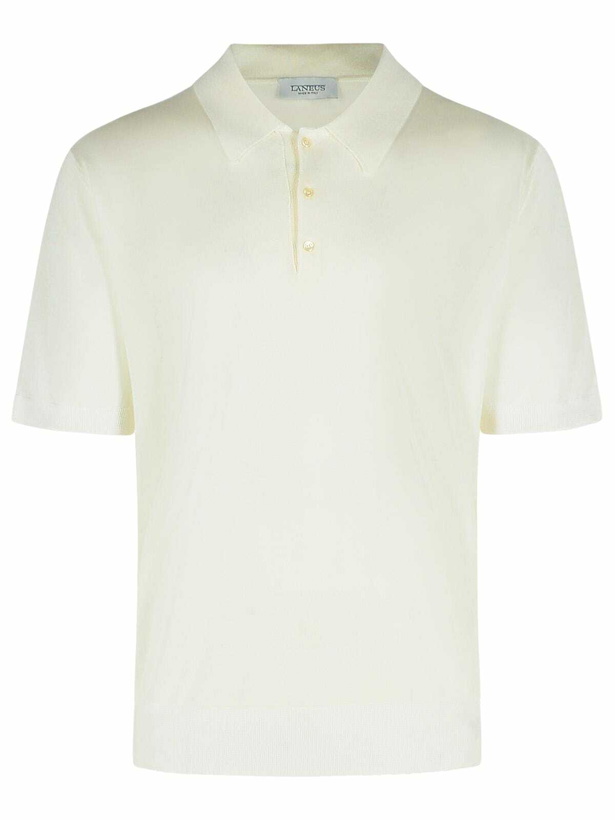 Photo: Laneus Polo Shirt In Lyocell Cream