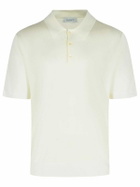 Laneus Polo Shirt In Lyocell Cream