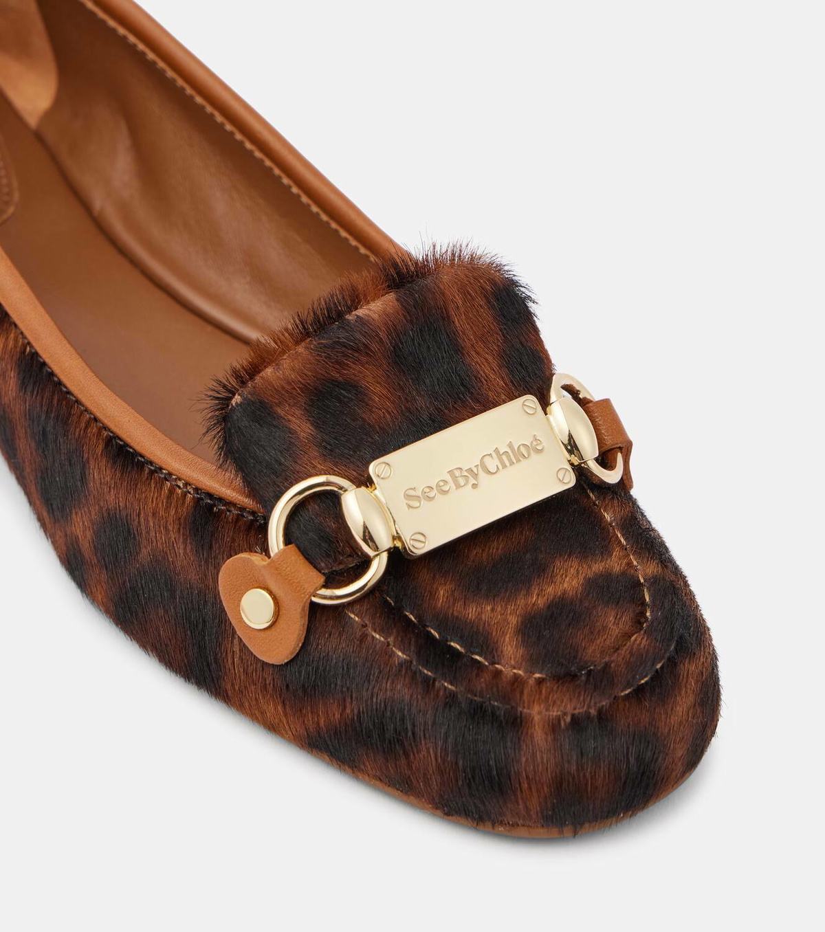 See By Chloé Signature calf hair ballet flats