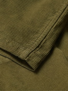 Kestin - Armdale Waffle-Knit Cotton Chore Jacket - Green